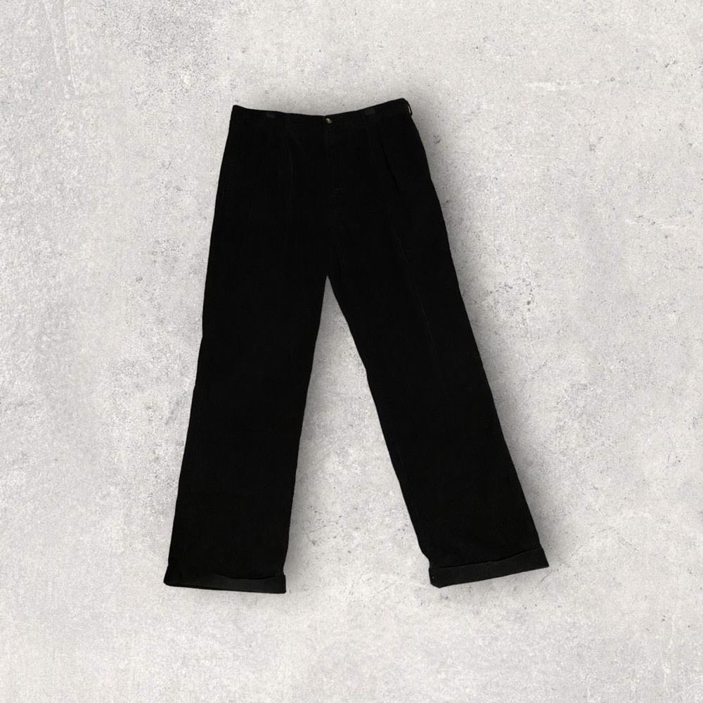 Geoffrey Beene Black Corduroy Pants Men’s 38x32
